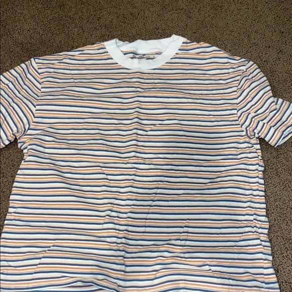 Abercrombie and Fitch 100% cotton striped tee shirt - Picture 1 of 6